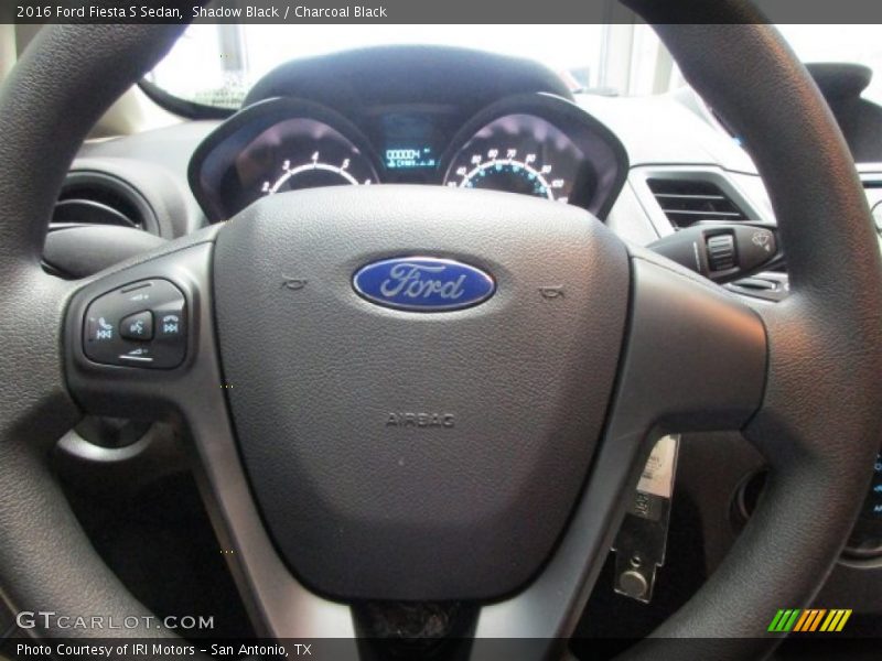 Shadow Black / Charcoal Black 2016 Ford Fiesta S Sedan
