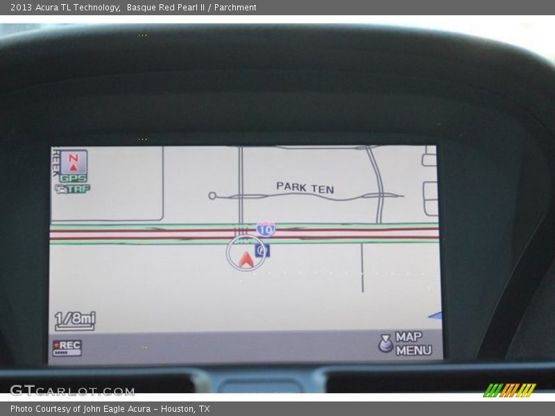 Basque Red Pearl II / Parchment 2013 Acura TL Technology