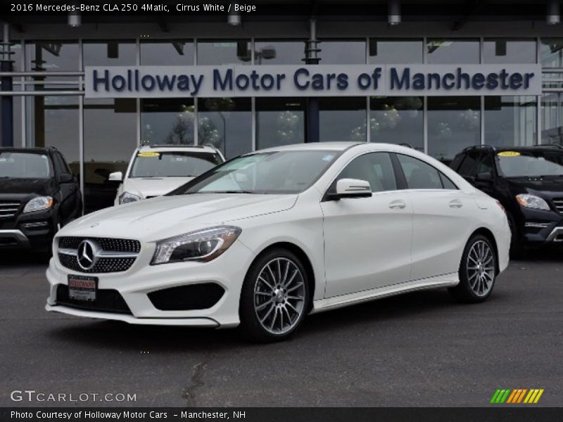 Cirrus White / Beige 2016 Mercedes-Benz CLA 250 4Matic