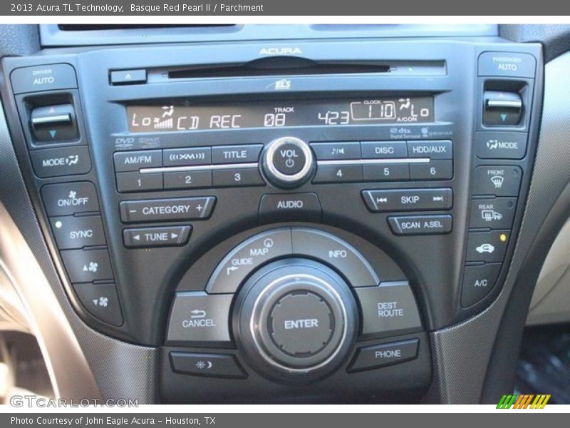 Basque Red Pearl II / Parchment 2013 Acura TL Technology