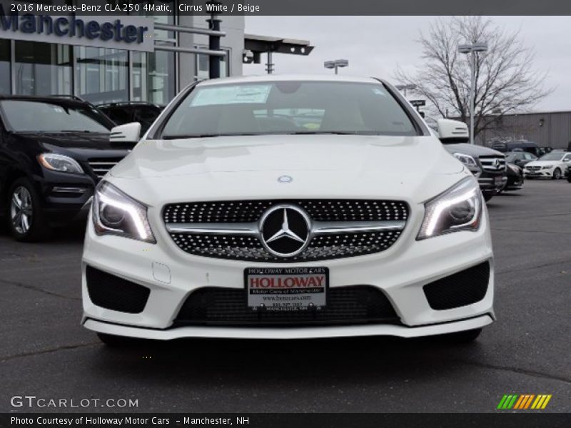 Cirrus White / Beige 2016 Mercedes-Benz CLA 250 4Matic