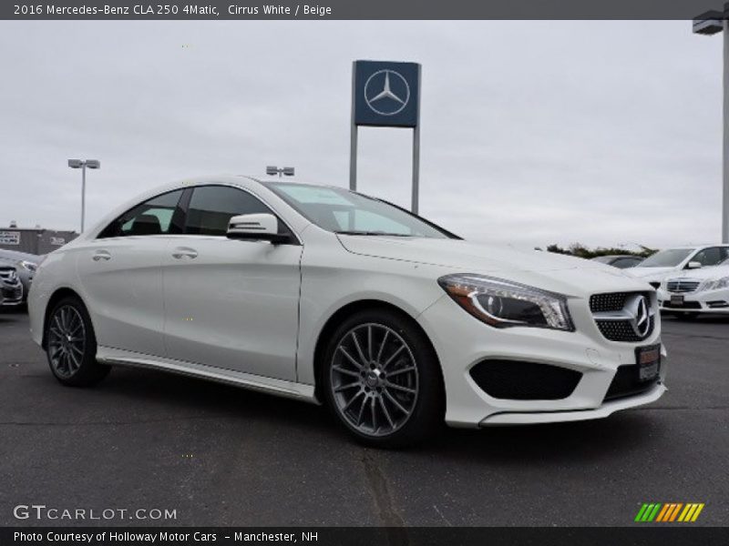 Cirrus White / Beige 2016 Mercedes-Benz CLA 250 4Matic