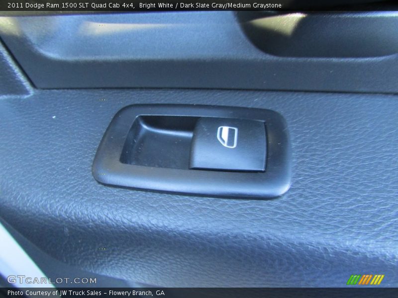 Bright White / Dark Slate Gray/Medium Graystone 2011 Dodge Ram 1500 SLT Quad Cab 4x4