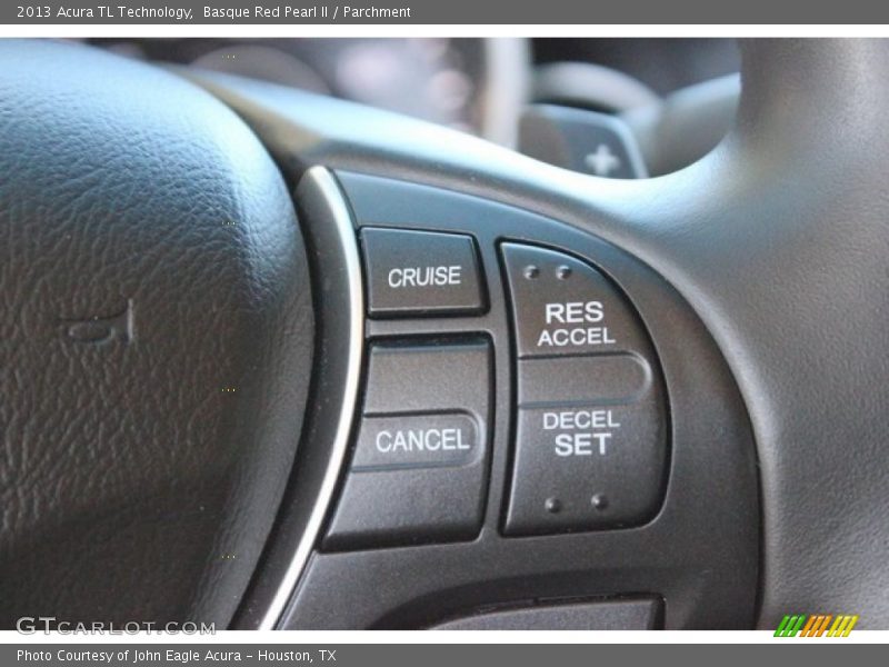 Basque Red Pearl II / Parchment 2013 Acura TL Technology