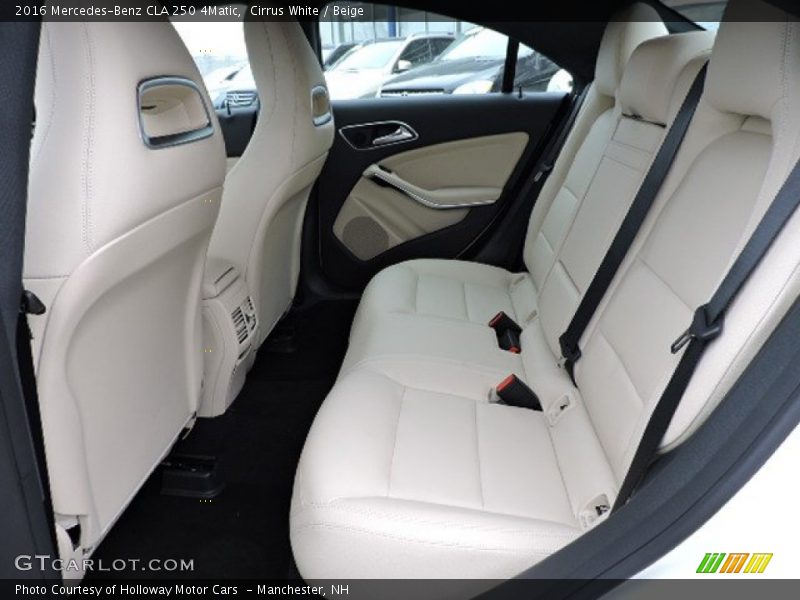 Rear Seat of 2016 CLA 250 4Matic