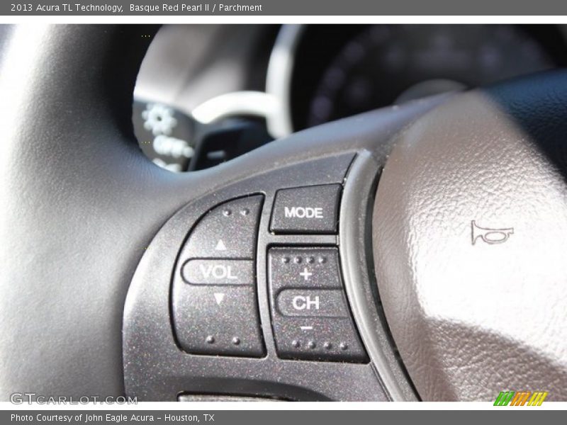 Basque Red Pearl II / Parchment 2013 Acura TL Technology