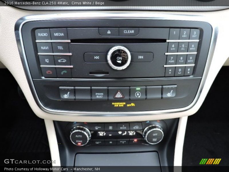 Controls of 2016 CLA 250 4Matic