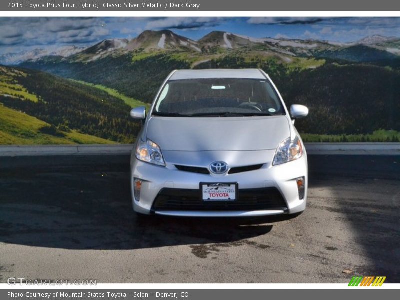 Classic Silver Metallic / Dark Gray 2015 Toyota Prius Four Hybrid