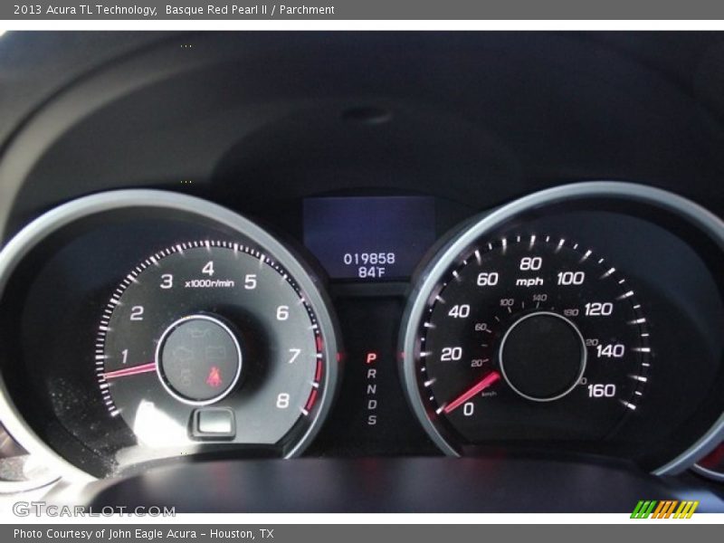 Basque Red Pearl II / Parchment 2013 Acura TL Technology
