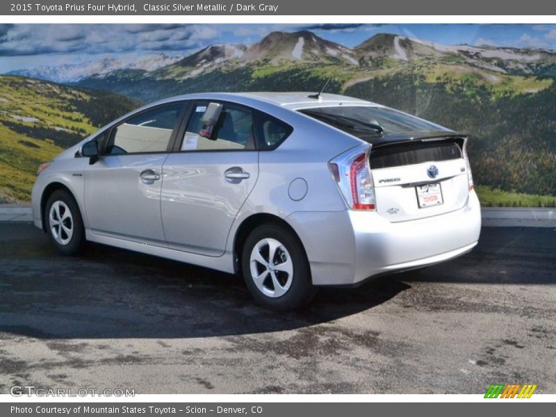 Classic Silver Metallic / Dark Gray 2015 Toyota Prius Four Hybrid