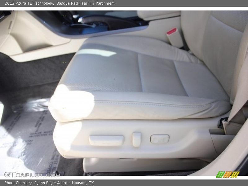 Basque Red Pearl II / Parchment 2013 Acura TL Technology