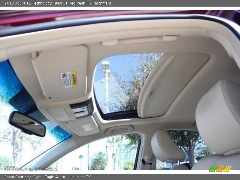 Basque Red Pearl II / Parchment 2013 Acura TL Technology