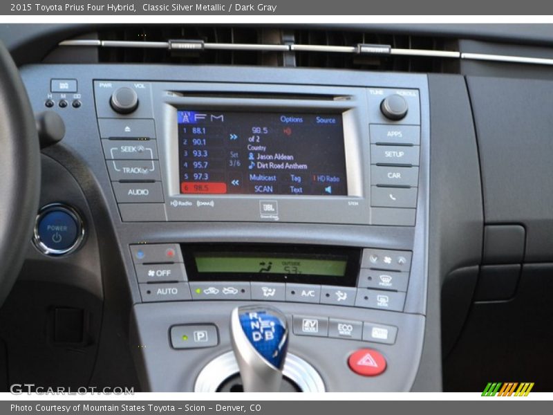 Classic Silver Metallic / Dark Gray 2015 Toyota Prius Four Hybrid
