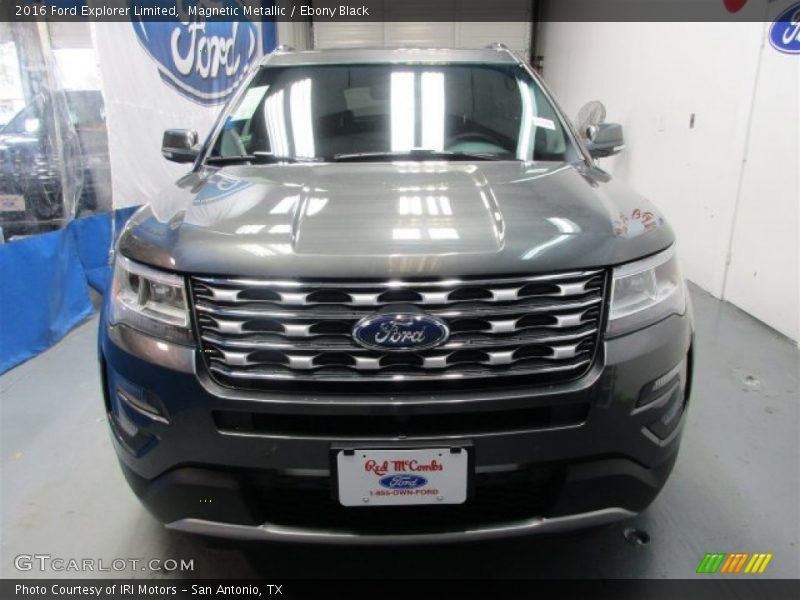 Magnetic Metallic / Ebony Black 2016 Ford Explorer Limited