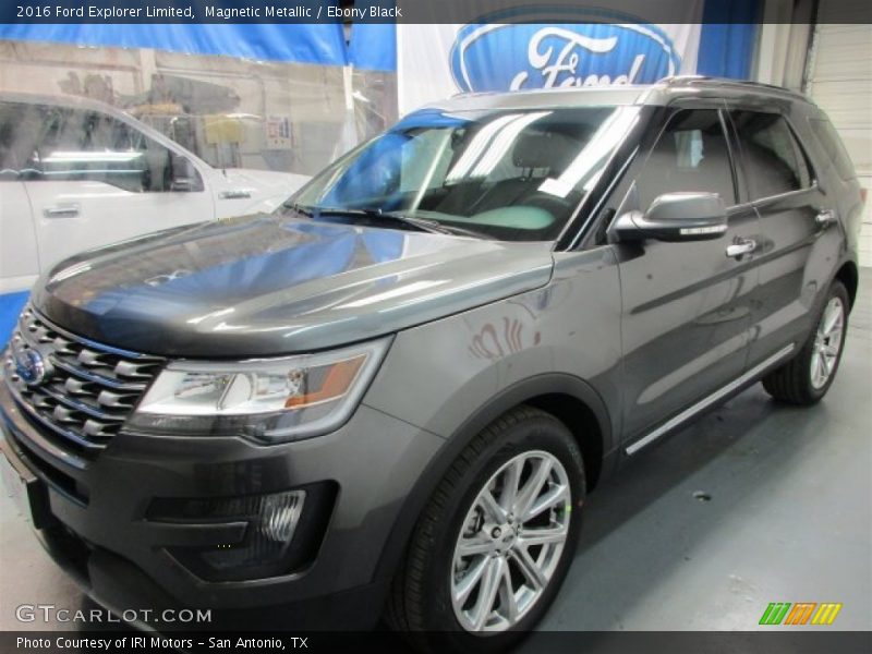 Magnetic Metallic / Ebony Black 2016 Ford Explorer Limited