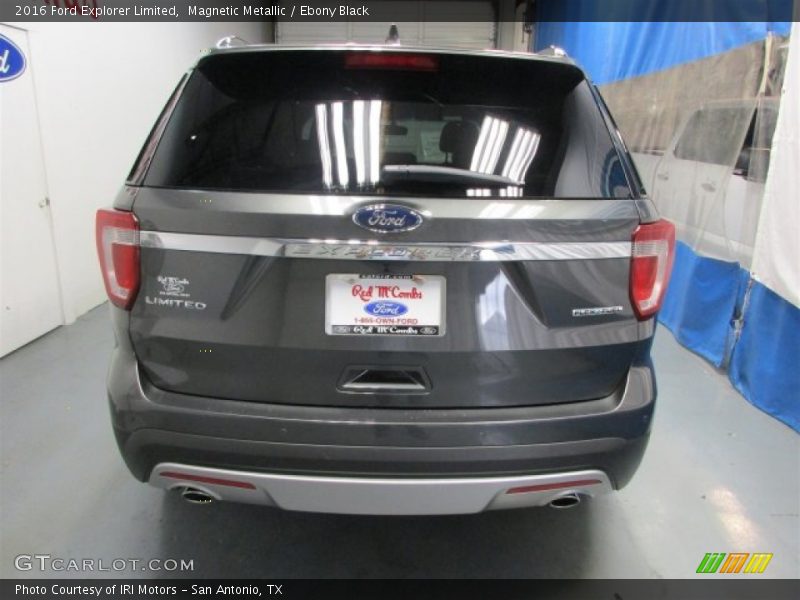 Magnetic Metallic / Ebony Black 2016 Ford Explorer Limited