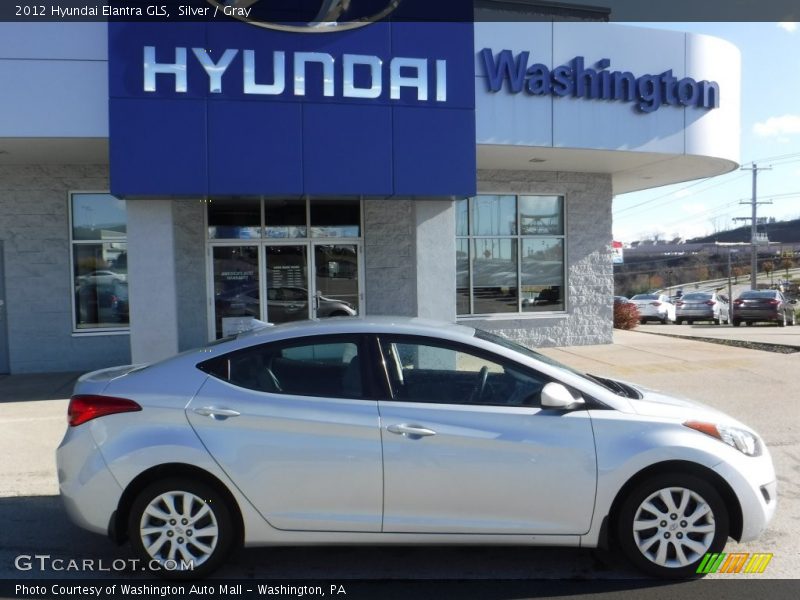 Silver / Gray 2012 Hyundai Elantra GLS
