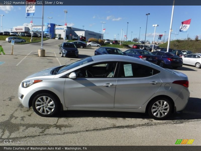 Silver / Gray 2012 Hyundai Elantra GLS