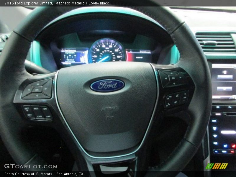 Magnetic Metallic / Ebony Black 2016 Ford Explorer Limited