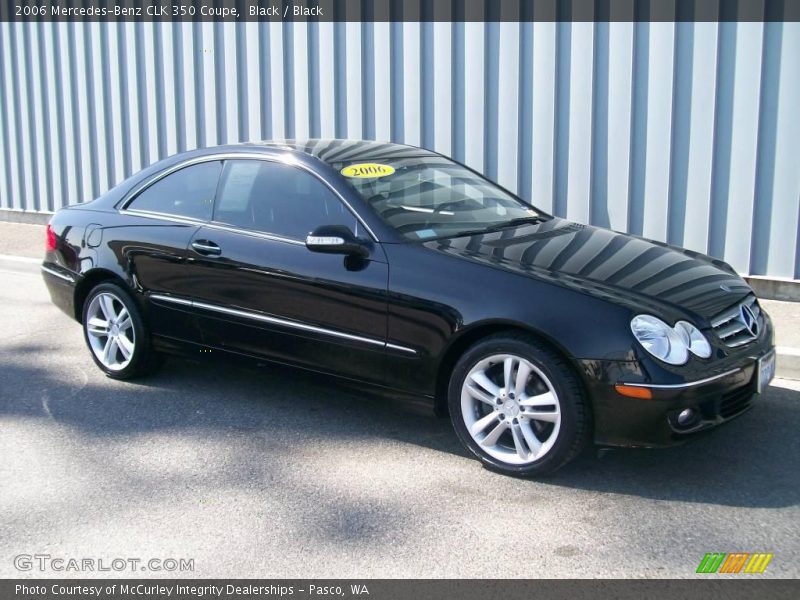 Black / Black 2006 Mercedes-Benz CLK 350 Coupe