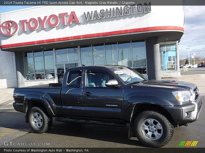 Magnetic Gray Metallic / Graphite 2014 Toyota Tacoma V6 TRD Sport Access Cab 4x4