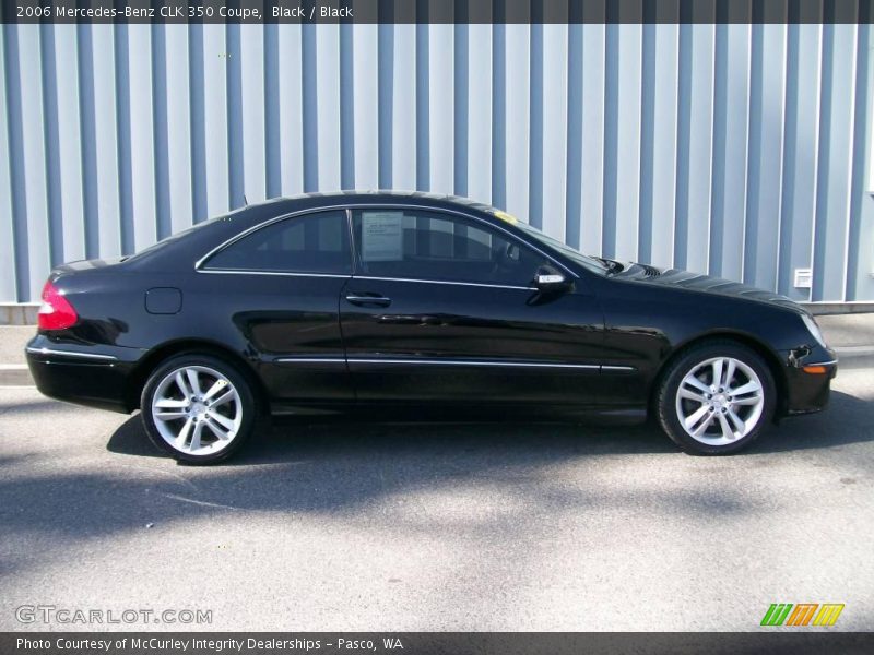 Black / Black 2006 Mercedes-Benz CLK 350 Coupe