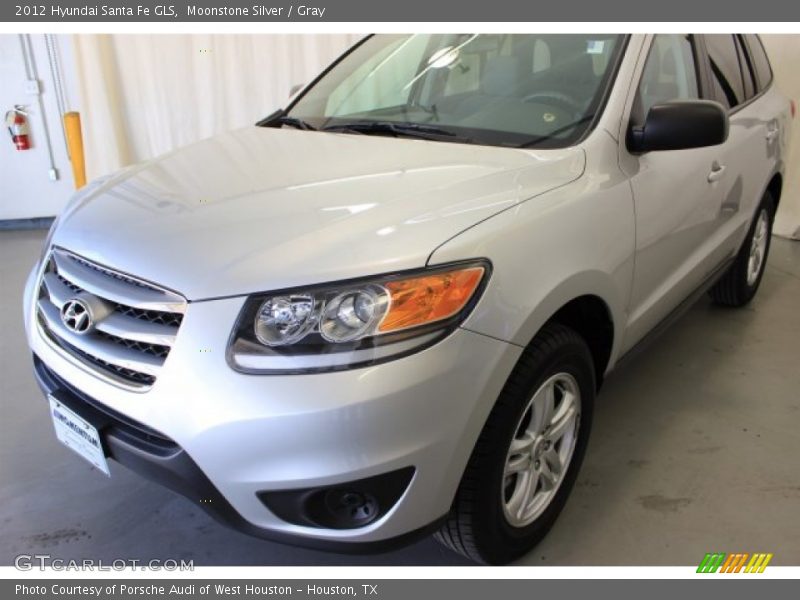 Moonstone Silver / Gray 2012 Hyundai Santa Fe GLS