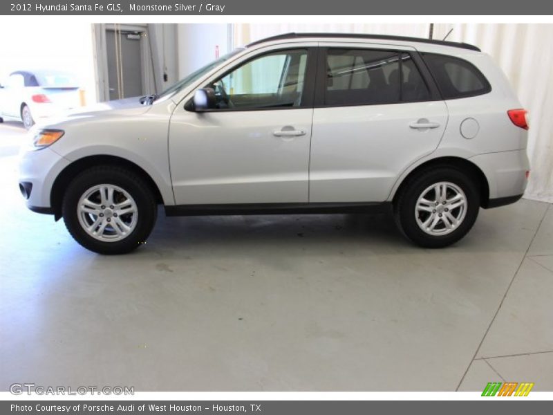 Moonstone Silver / Gray 2012 Hyundai Santa Fe GLS