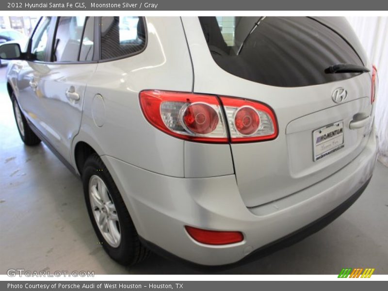 Moonstone Silver / Gray 2012 Hyundai Santa Fe GLS