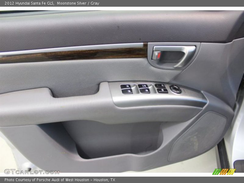 Moonstone Silver / Gray 2012 Hyundai Santa Fe GLS