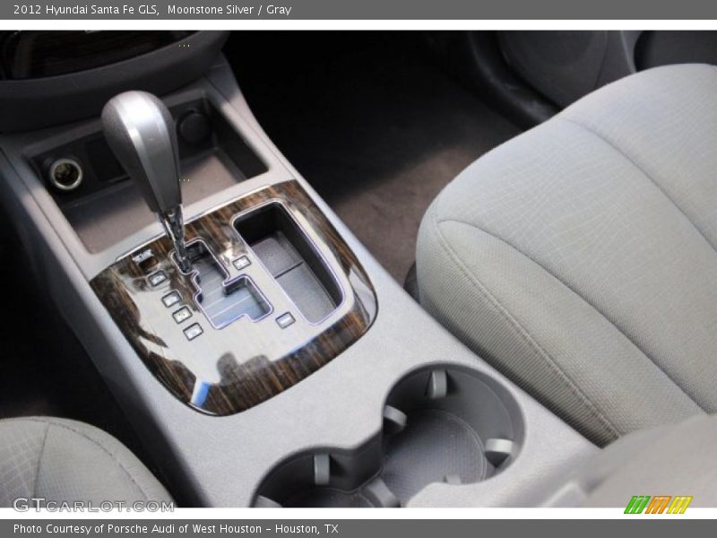 Moonstone Silver / Gray 2012 Hyundai Santa Fe GLS