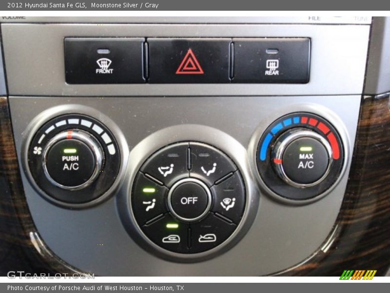 Moonstone Silver / Gray 2012 Hyundai Santa Fe GLS