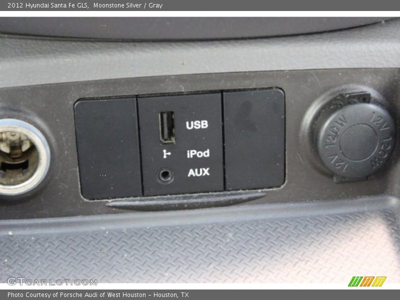 Moonstone Silver / Gray 2012 Hyundai Santa Fe GLS