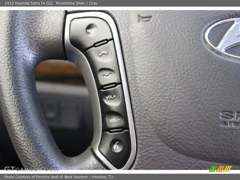 Moonstone Silver / Gray 2012 Hyundai Santa Fe GLS