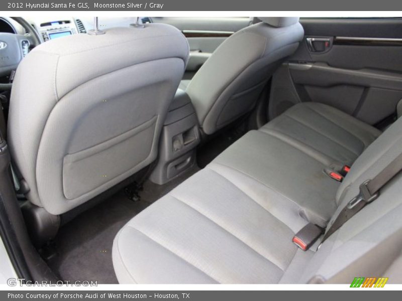 Moonstone Silver / Gray 2012 Hyundai Santa Fe GLS