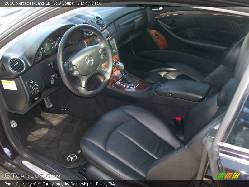 Black / Black 2006 Mercedes-Benz CLK 350 Coupe