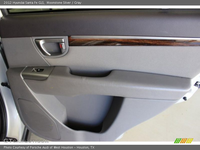 Moonstone Silver / Gray 2012 Hyundai Santa Fe GLS