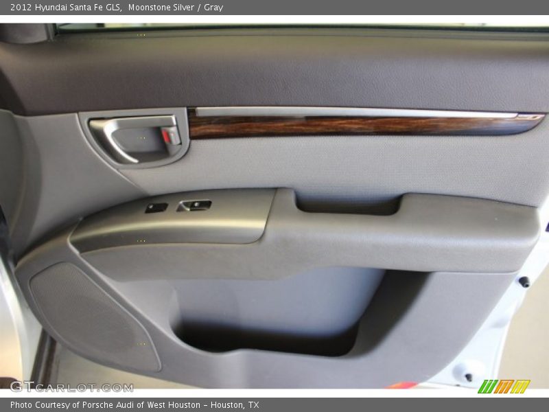 Moonstone Silver / Gray 2012 Hyundai Santa Fe GLS
