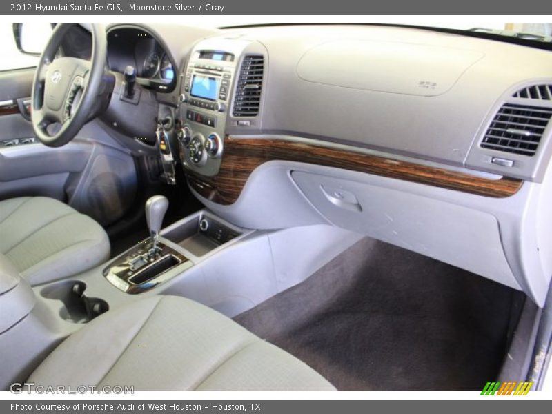 Moonstone Silver / Gray 2012 Hyundai Santa Fe GLS