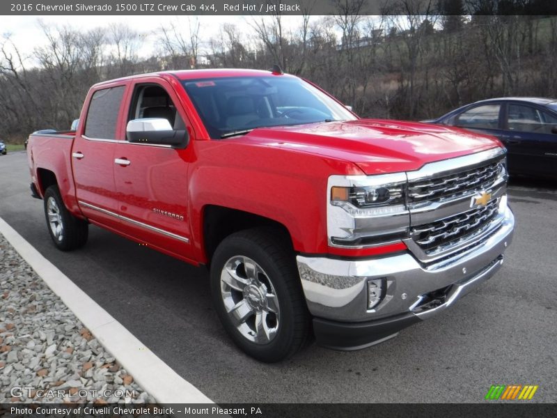 Front 3/4 View of 2016 Silverado 1500 LTZ Crew Cab 4x4