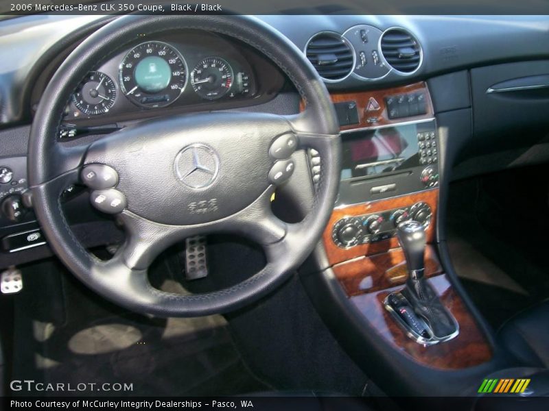 Black / Black 2006 Mercedes-Benz CLK 350 Coupe