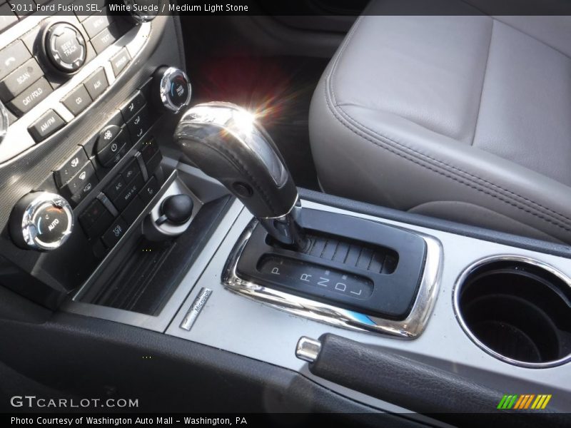 White Suede / Medium Light Stone 2011 Ford Fusion SEL