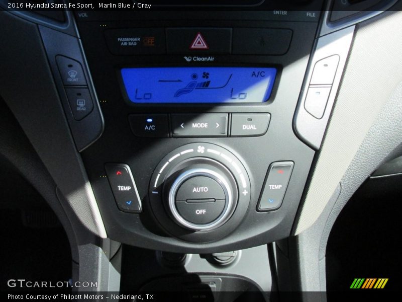 Marlin Blue / Gray 2016 Hyundai Santa Fe Sport