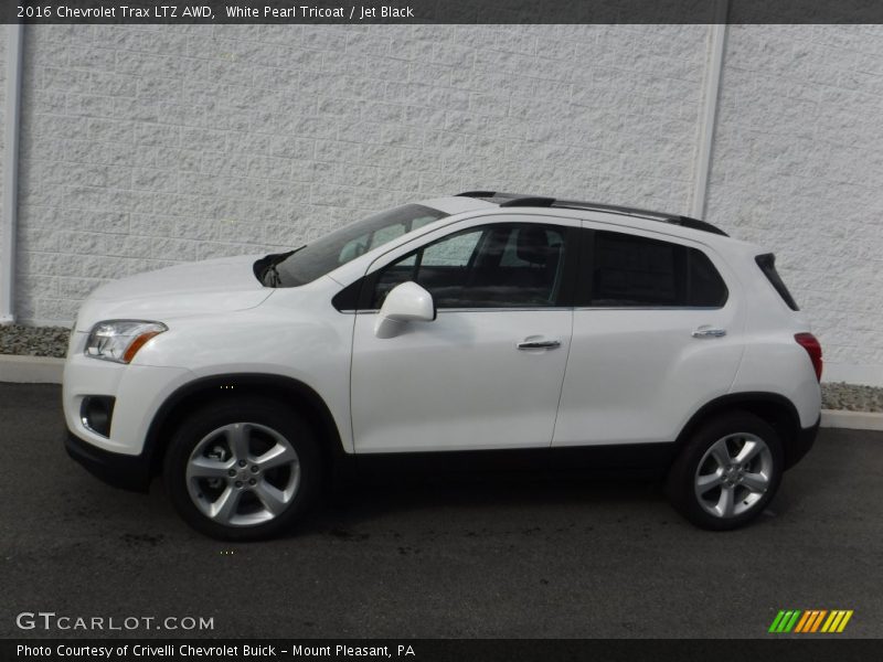 White Pearl Tricoat / Jet Black 2016 Chevrolet Trax LTZ AWD