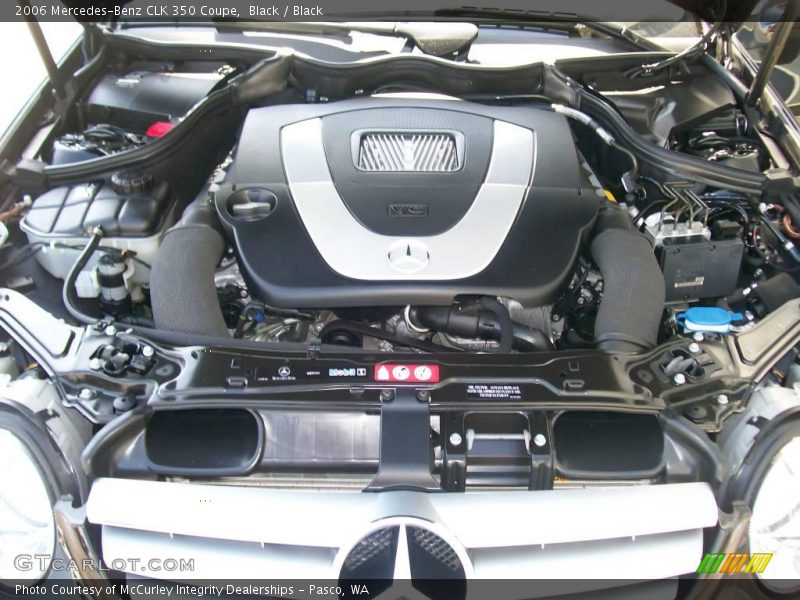 Black / Black 2006 Mercedes-Benz CLK 350 Coupe
