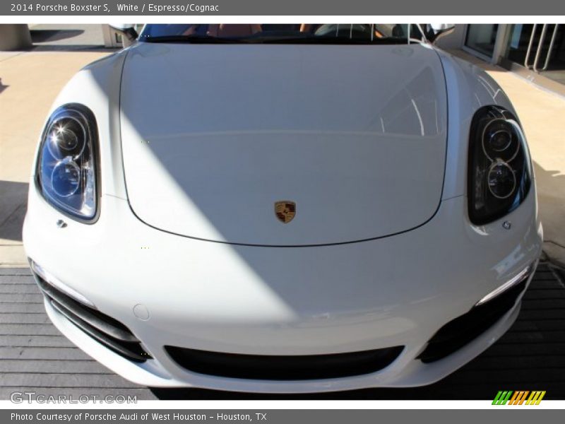 White / Espresso/Cognac 2014 Porsche Boxster S