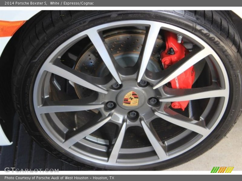 White / Espresso/Cognac 2014 Porsche Boxster S