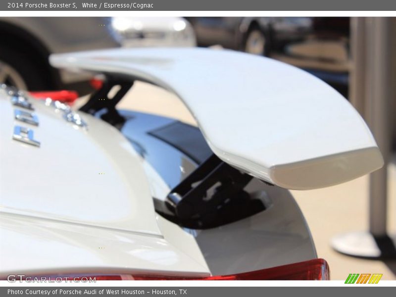 White / Espresso/Cognac 2014 Porsche Boxster S