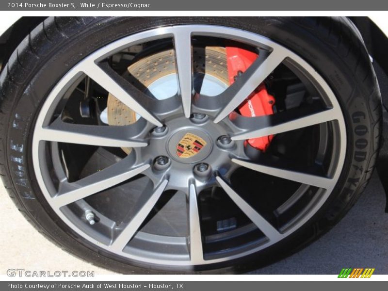 White / Espresso/Cognac 2014 Porsche Boxster S