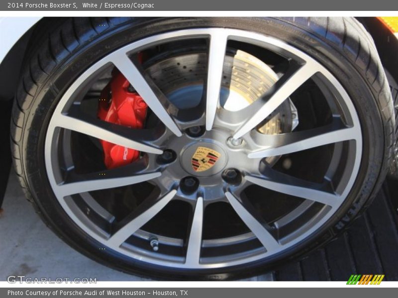 White / Espresso/Cognac 2014 Porsche Boxster S